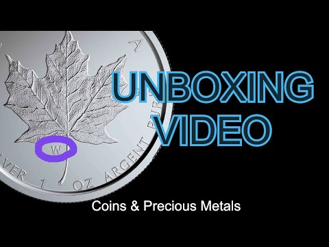 Unboxing 2020 Royal Canadian Mint - Silver Maple Leaf "W" Mint Mark