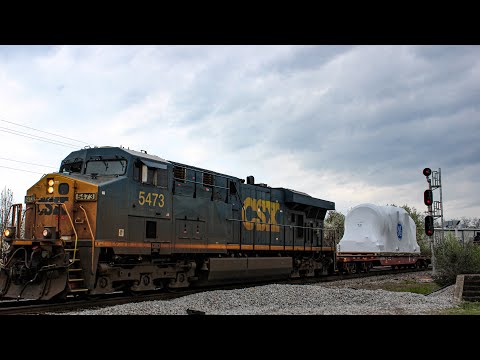 CSX L648, CSX M692, CSX M587, & CSX M693 at Greenwood