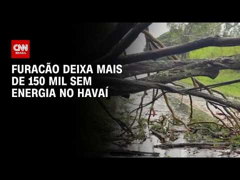 Furacão Lala: Quase 200 mil ficam sem energia no Havái | LIVE CNN