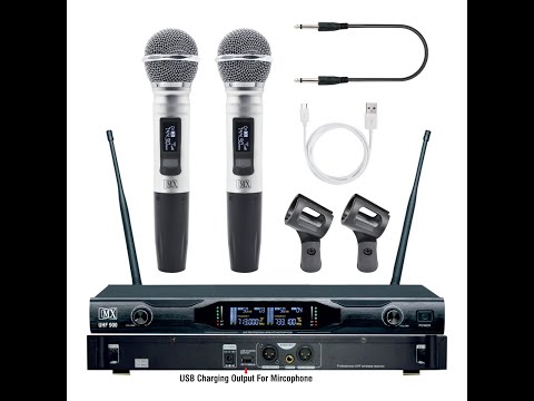 Wireless microphone system mx uhf 900