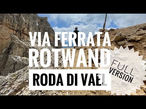 Via Ferrata: Roda di Vael - Rotwand Klettersteig