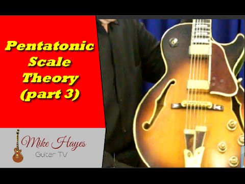 Guitar scale: pentatonic  scale theory applied to the guitar fingerboard (part 3)