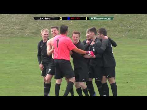 Fotbal SK Štětí - FK Meteor Praha VIII 2:1 (9.4.2022)