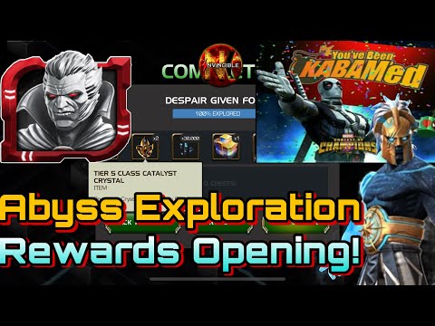 Abyss of Legends exploration rewards Opening!! Totally unbelievable!! Marvellous Opening!! #mcoc