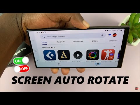 Samsung Galaxy S24 / S24 Ultra: How To Enable /Disable Screen Auto Rotate