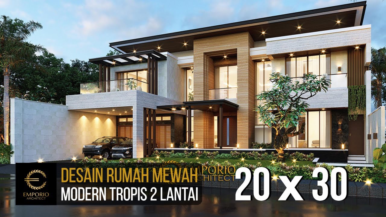 Desain Rumah Modern 2 Lantai Bapak Didi Palembang