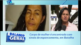Corpo de mulher é encontrado com sinais de espancamento, em Batalha