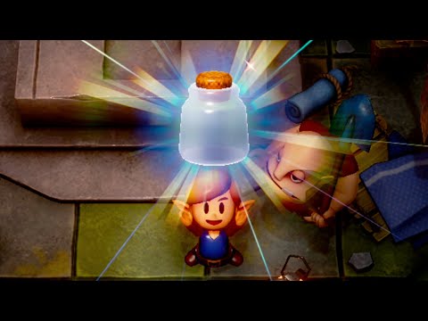 Zelda Link's Awakening Walkthrough Part 21 No Commentary Gameplay -  Last Bottle & Heart Container