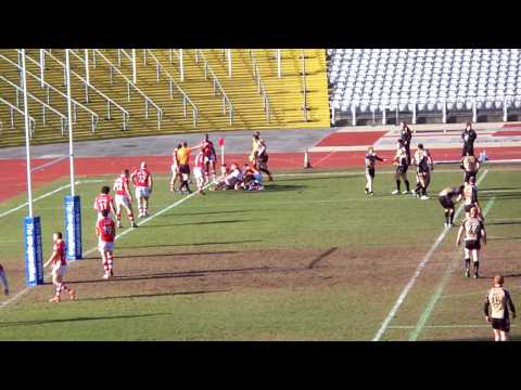 sheffield eagles v widnes vikings try
