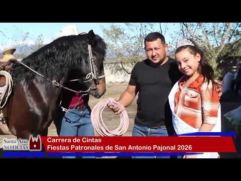 Carrera de Cintas en San Antonio Pajonal 2026 #FiestasPatronales
