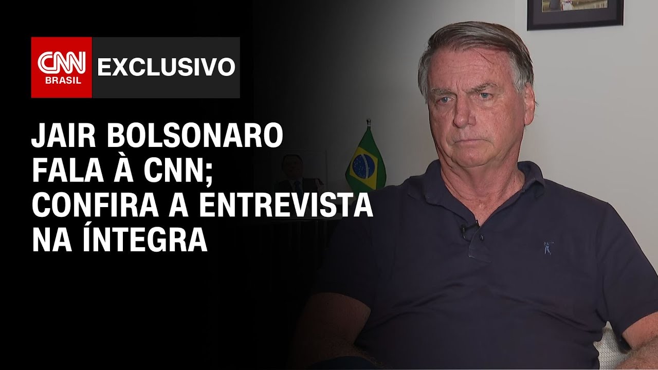 Jair Bolsonaro fala à CNN; confira a entrevista na íntegra | CNN 360