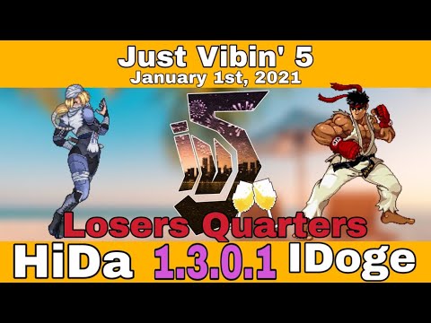 SSF2 JUST VIBIN' 5 TOP 8 LOSERS QUARTERS - AFM | HiDa (Sheik) vs PRD | iDoge (Ryu)