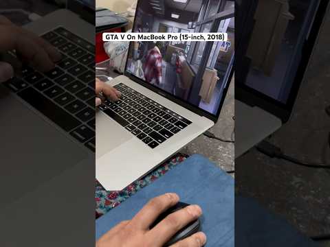 GTA 5 On MacBook Pro (15-inch, 2018) #gta #gtav #gta5 #gaming #macbookpro #apple #shorts