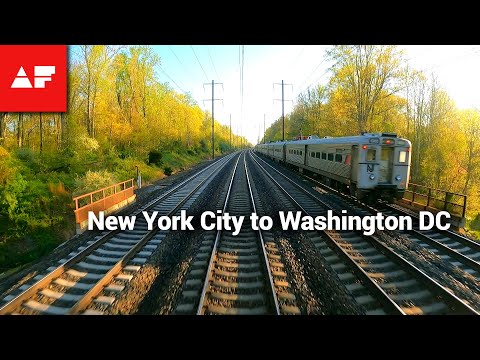 Amtrak's Northeast Corridor, NYC to Washington on the Rear of Cardinal 51