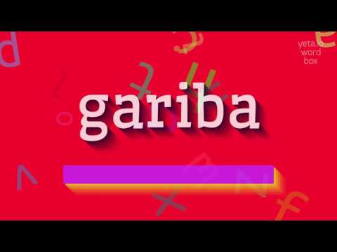 How to say "gariba"! (High Quality Voices)