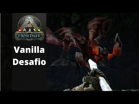 Ark - Fjordur  VANILLA DESAFIO -  Isso Vai Muda o rumo da serie !!! A Doma do Desmodus !!