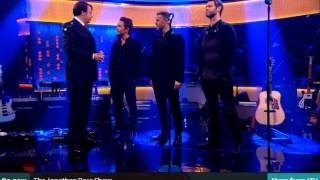 Take That at Jonathan Ross Show - Get ready for it - Kingsman  Secret Sevice