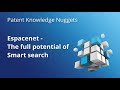 Espacenet – The full potential of Smart search