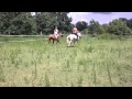 Courtney and katie riding Blue and Redford - YouTube