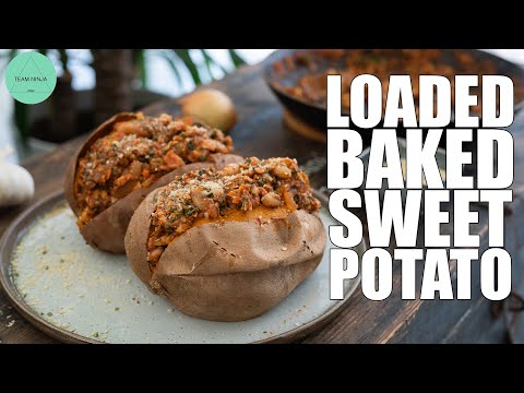 Loaded Sweet Potato (Tempeh, Kale & Cannellini Beans)