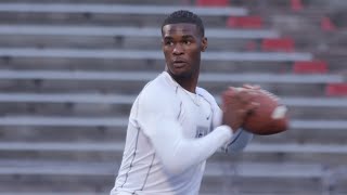 thumbnail: Michael Hawkins, Jr, is a Top Quarterback from Texas Who is Committed to the Oklahoma Sooners