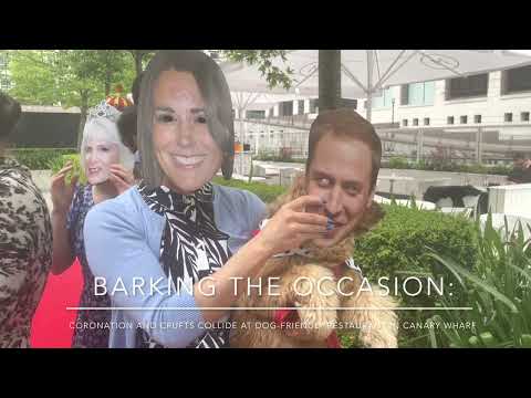 BARKING THE OCCASION: Coronation and Crufts collide at Dog-friendly restaurant in Canary Wharf