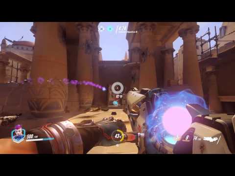 Overwatch Zarya Gameplay Preview - 1080p HD, 60 FPS