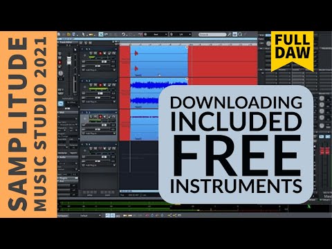 Downloading Samplitude Music Studio Included Free Instruments