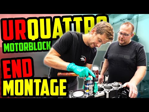 Der MOTORBLOCK ist fertig! - Audi Urquattro 10V TURBO! - Marco & Björn setzen alles zusammen!