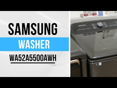 Samsung Top Load Washer WA52A5500AWH