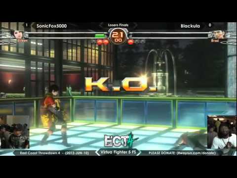 ECT4 - VF5:FS Loser's Finals - SonicFox (Eileen) vs. Blackula (Brad)