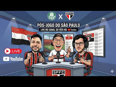 PÓS JOGO AO VIVO | PALMEIRAS X SÃO PAULO | PAULISTÃO 2026