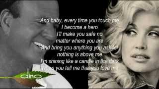 【HD1080P】JULIO IGLESIAS &amp; DOLLY PARTON＂WHEN YOU TELL ME THAT YOU LOVE ME＂Lyrics