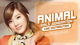 Animal - Girls’ Generation (少女時代) | Line Distribution