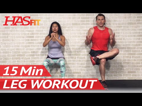 15 Min Leg Workout for Women & Men at Home - Home Legs Exercises