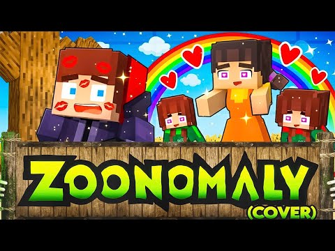 JJ Squid Game Love Story in Maizen Minecraft | Zoonomaly Theme Song (COVER)