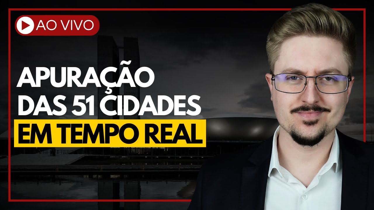 AO VIVO: Apuração e análise dos resultados do 2º turno em tempo real