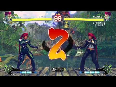 PJS Latif [Viper] vs Wolfkrone [Viper] SSF4 Endless Battle Matches - Xbox Live - TRUE-HD