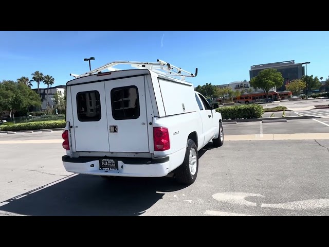 2011 RAM DAKOTA EXTENDED CAB PICKUP WHITE AUTOMATIC - MJG Auto Sales LLC in Sacramento, CA  34.17228381499376, -118.375146269815