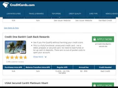 LOW CREDIT LINE CREDIT CARDS