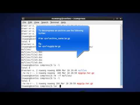 gz and bz2 - Compress a directory in Linux | TechwithGuru