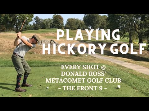 Playing Hickory Golf at Metacomet Golf Club - Course Vlog #1