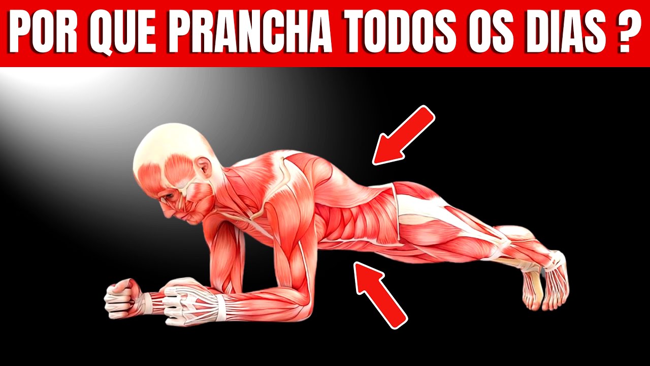 Como 1 minuto de prancha todos os dias transformará completamente seu corpo | CORPO HIPERTROFIADO