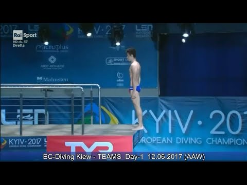 Vladimir BARBU - 2017 European Diving Championships, Kyiv(UKR) - Mixed Team Event 3m/10m Dives 1-4-6