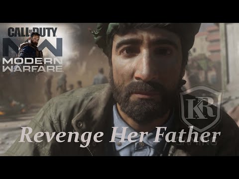 Kid Farah Killed mercilessly a Russian Soldier to Revenge Her Father Call of Duty Modern Warfare