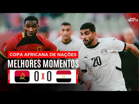 ANGOLA E EGITO FICAM NO EMPATE PELA COPA AFRICANA DE NAÇÕES! CONFIRA OS MELHORES MOMENTOS