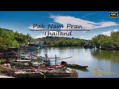 Amazing Thailand! Der Fischerhafen und einsame Strand von Pak Nam Pran in 4K! DJI Mavic 2 Pro