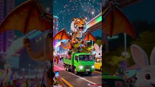 Download lagu Fierce takbir around the Idul Fitri takbiran parade #takbiran #idulfitri #ai #tiger #fyp mp3