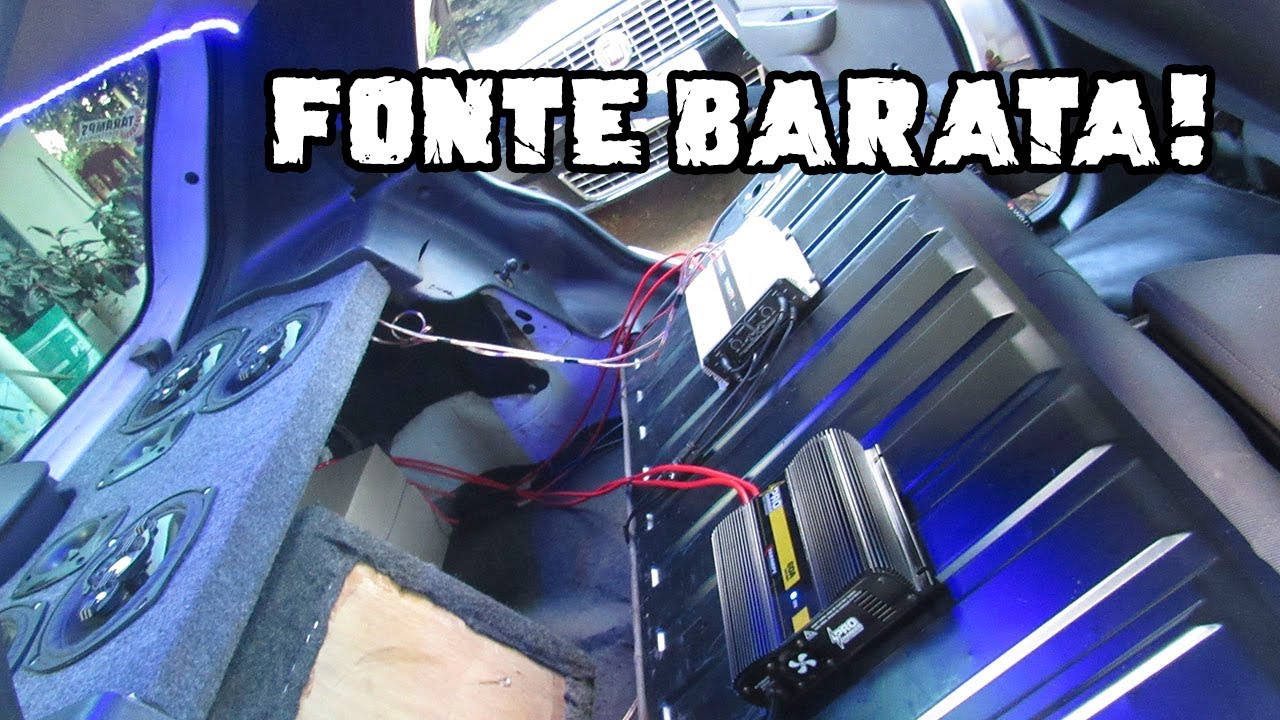 COLOQUEI BATERIA E FONTE NO SOM DO CELTA