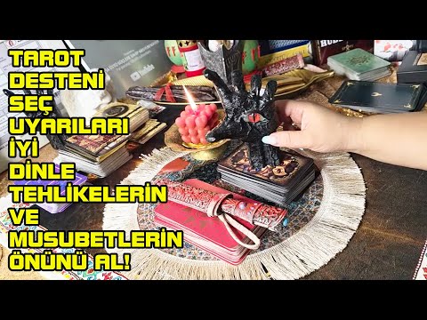 TAROT DESTENİ SEÇ UYARILARI İYİ DİNLE... TEHLİKELERİN VE MUSUBETLERİN ÖNÜNÜ AL | Medyum Mayer